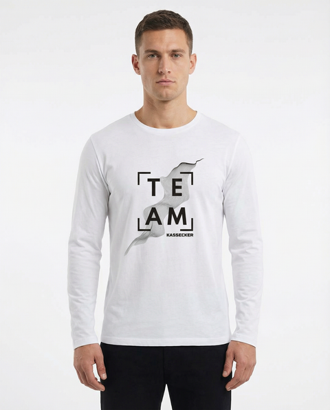 Langarmshirt Team Kassecker Herren