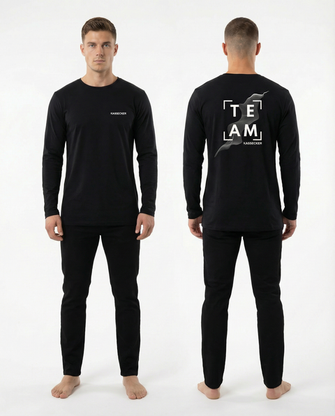 Langarmshirt Team Kassecker Lifestyle Herren